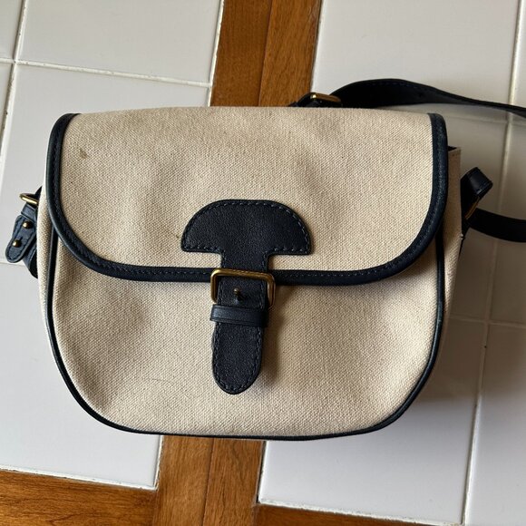 J. Crew Large Classic Saddle Bag - Picture 1 of 7